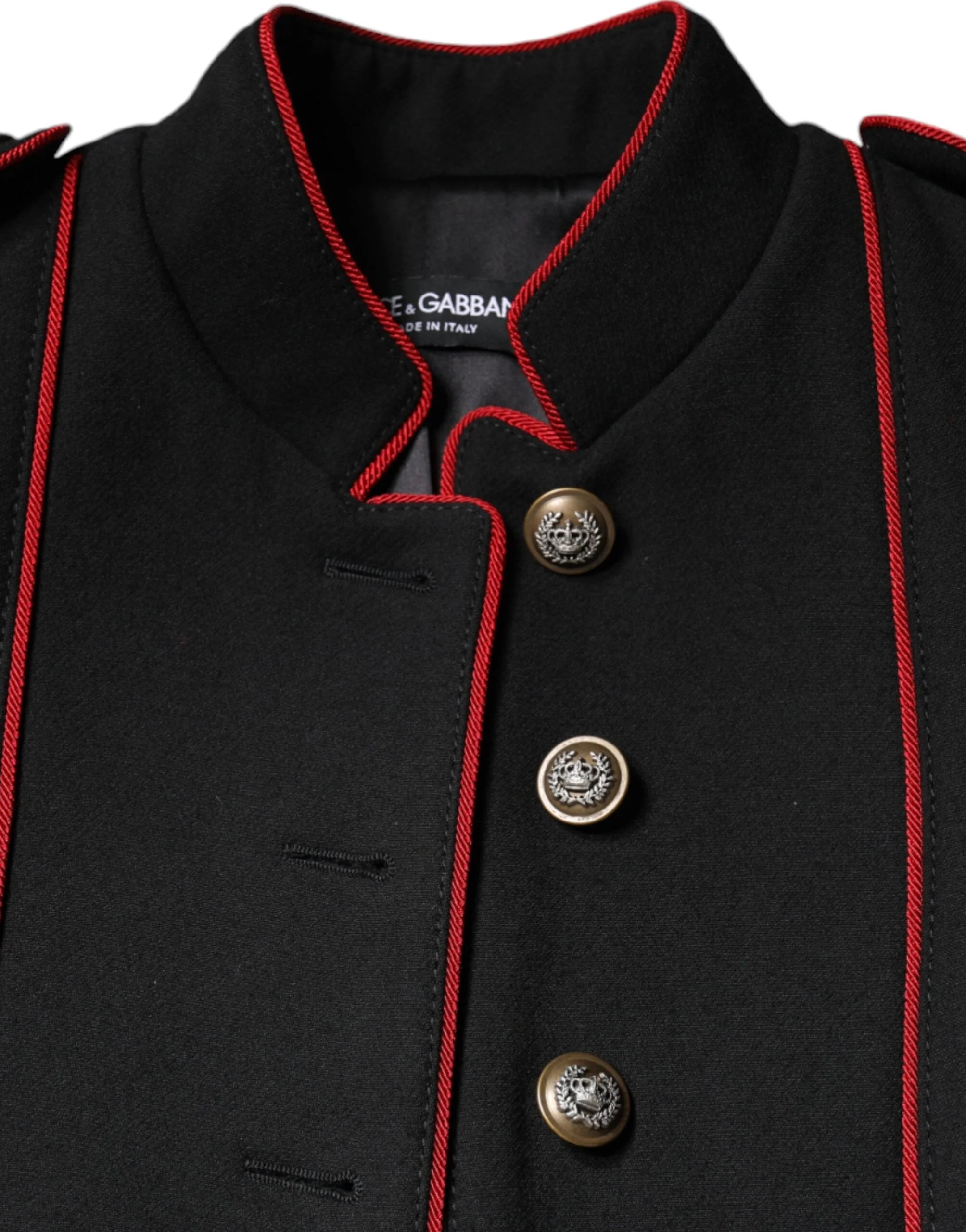 Dolce & Gabbana Black Single Breasted Trench Coat Jacket - IT38 | XS - Trench Coats