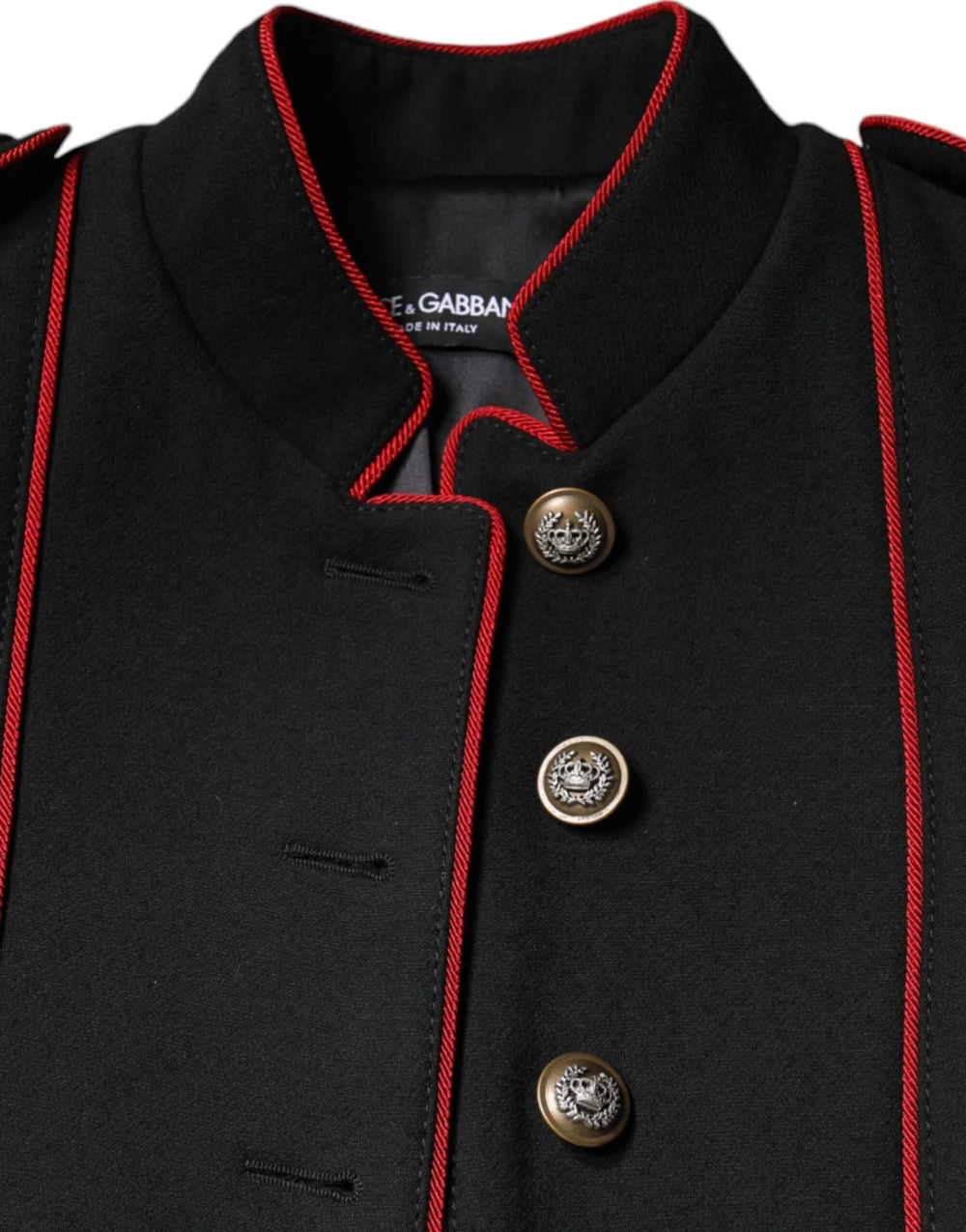 Dolce & Gabbana Black Single Breasted Trench Coat Jacket - IT38 | XS - Trench Coats