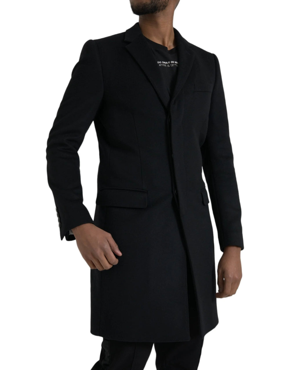 Dolce & Gabbana Black Single Breasted Trench Coat Jacket - IT46 | S - Trench Coats