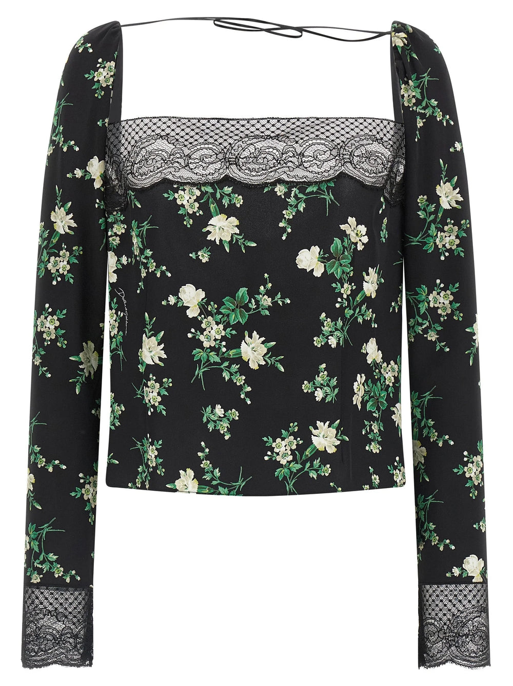 Dolce & Gabbana Black Sisal Tank Tops