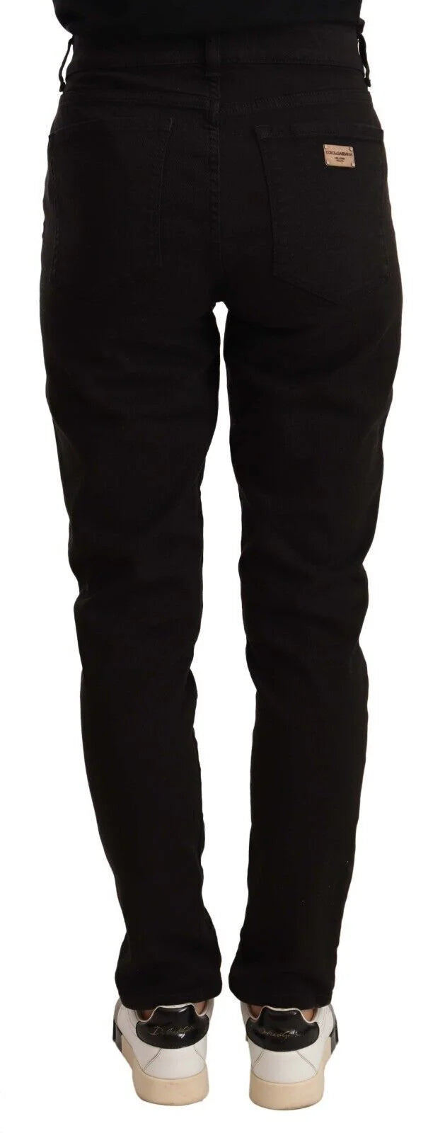Dolce & Gabbana Black Skinny Slim Denim Cotton Stretch Jeans - IT44|L - Jeans