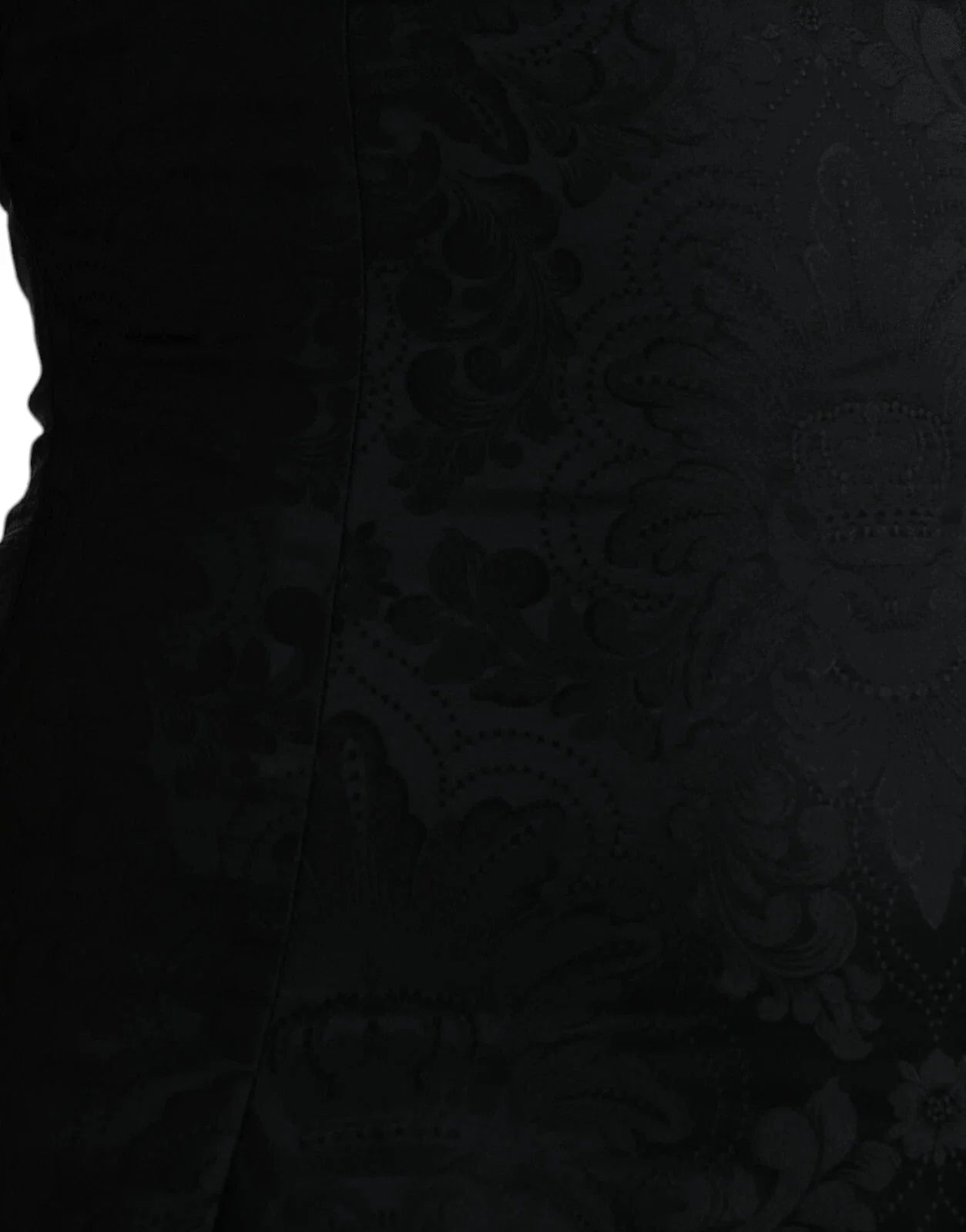 Dolce & Gabbana Black Sleeveless Bodycon A-line Mini Dress - IT40|S - Dresses