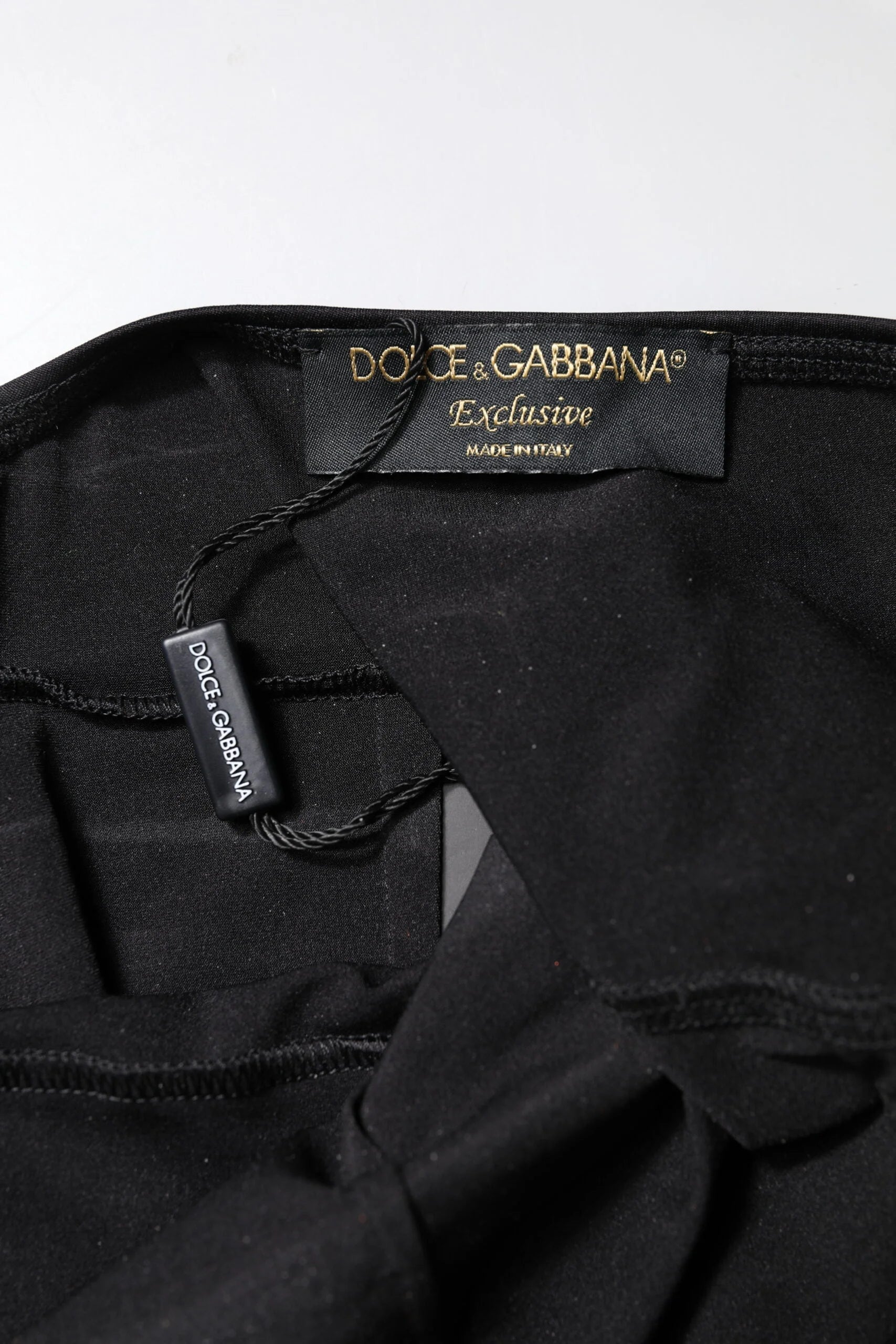 Dolce & Gabbana Black Sleeveless Bodycon Women Jumpsuit Dress - IT40|S - One-Pieces