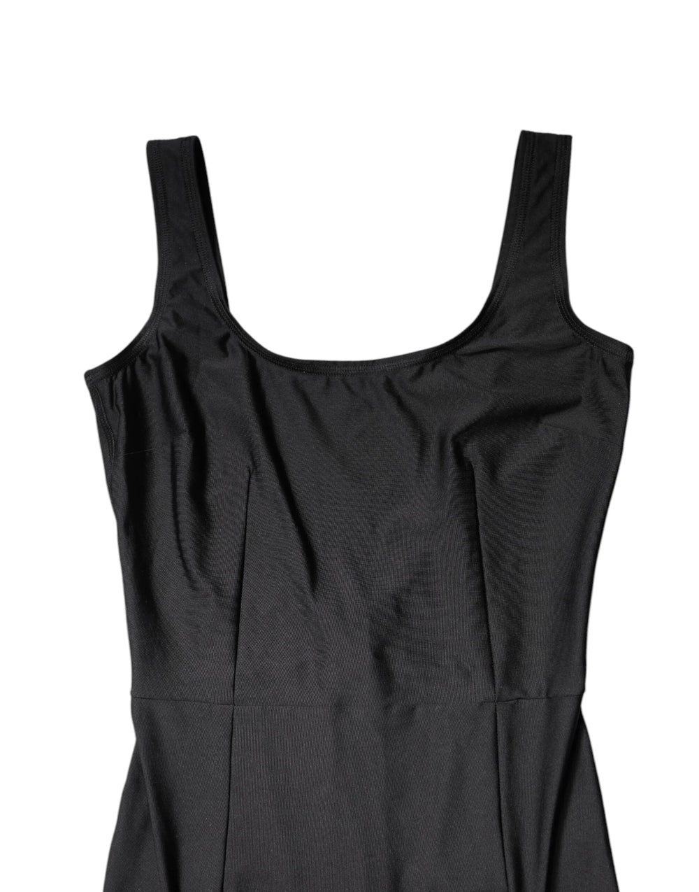 Dolce & Gabbana Black Sleeveless Bodycon Women Jumpsuit Dress - IT40|S