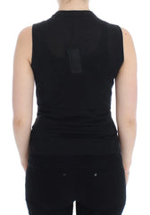 Dolce & Gabbana Black Sleeveless Crewneck Vest Pullover - Sweaters