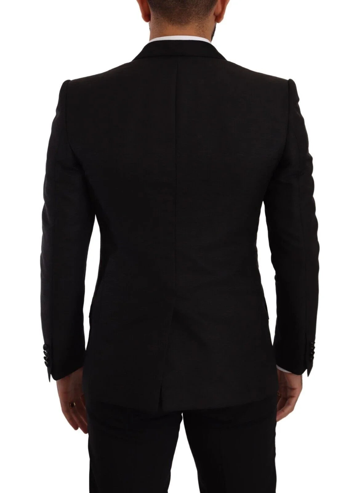 Dolce & Gabbana Black Slim Fit 2 Piece SICILIA Blazer - IT48 | M - Sport Jackets