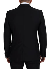 Dolce & Gabbana Black Slim Fit Formal Martini Blazer - IT50 | L - Sport Jackets