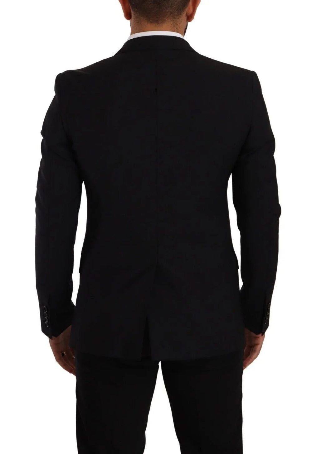 Dolce & Gabbana Black Slim Fit Vest 2 Button MARTINI Blazer - IT48 | M - Sport Jackets