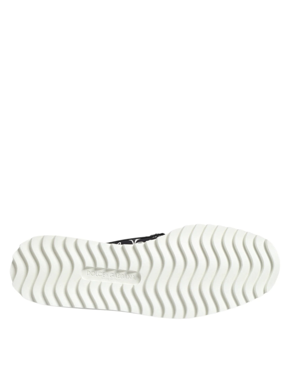 Dolce & Gabbana Black Slip On Printed Men Loafers Shoes - EU42.5/US9.5 - Flats