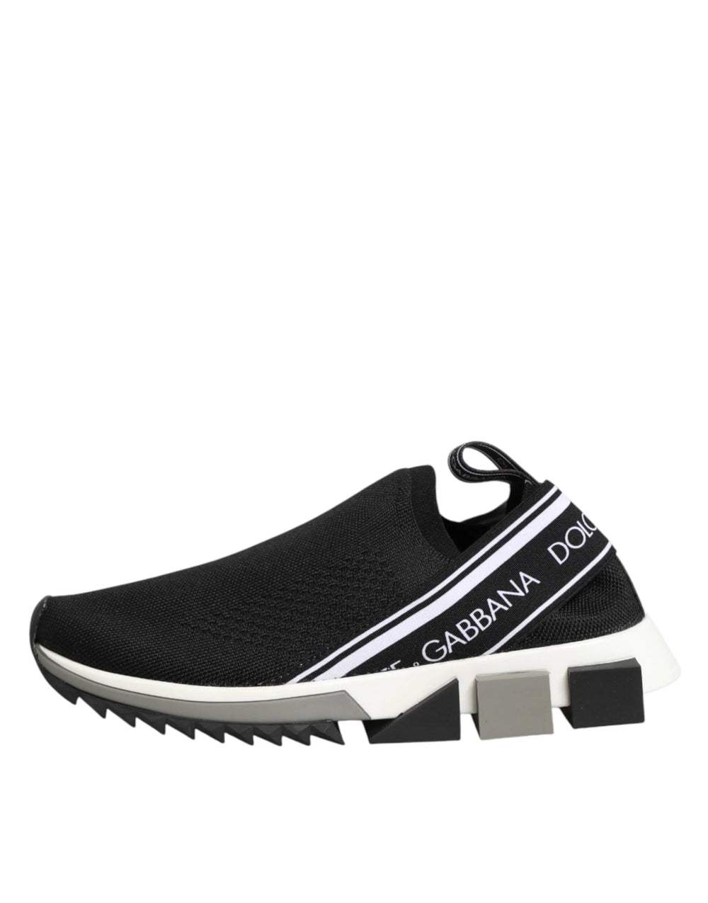 Dolce & Gabbana Black Slip On Sorrento Low Top Sneakers Shoes - Sneakers