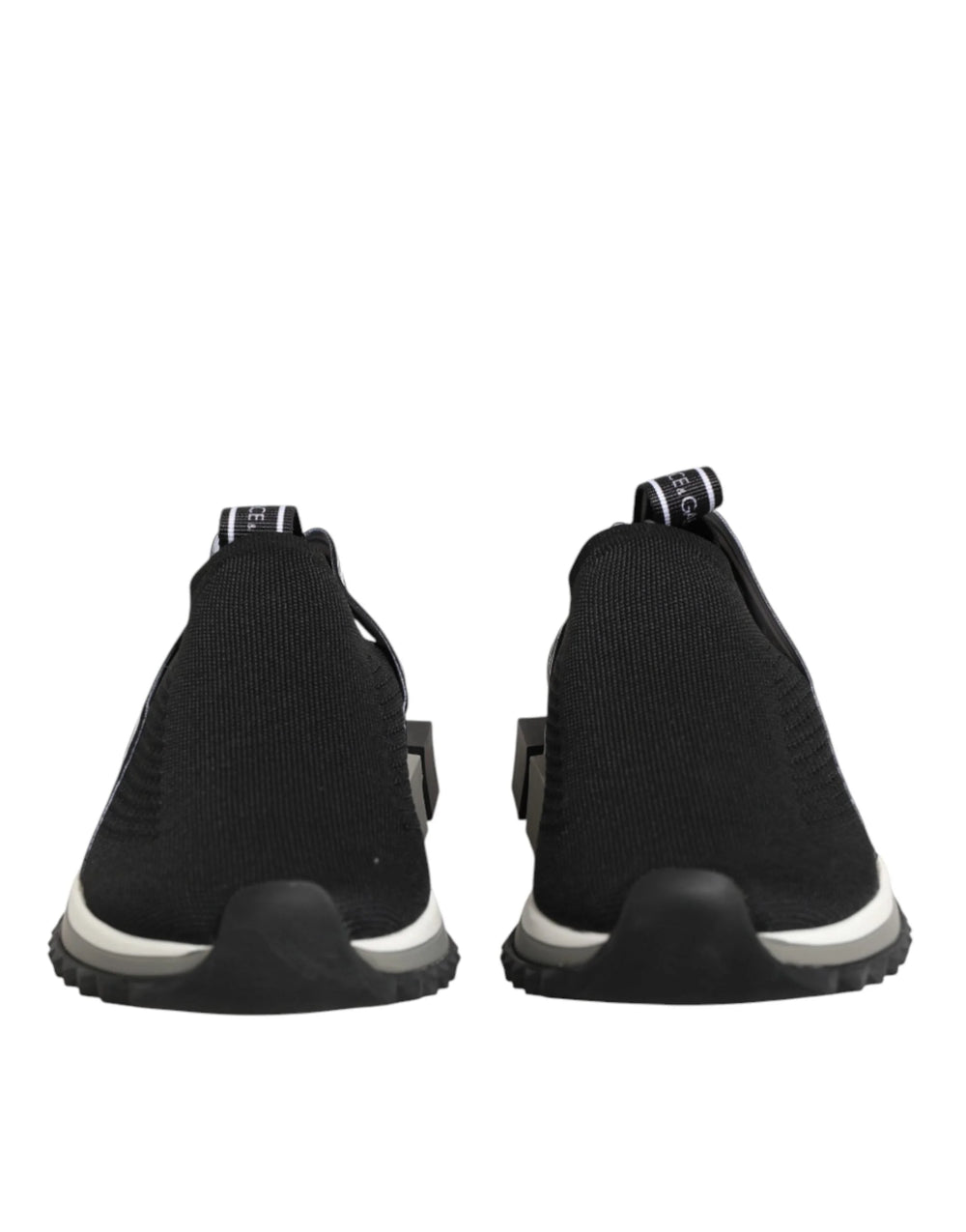 Dolce & Gabbana Black Slip On Sorrento Low Top Sneakers Shoes