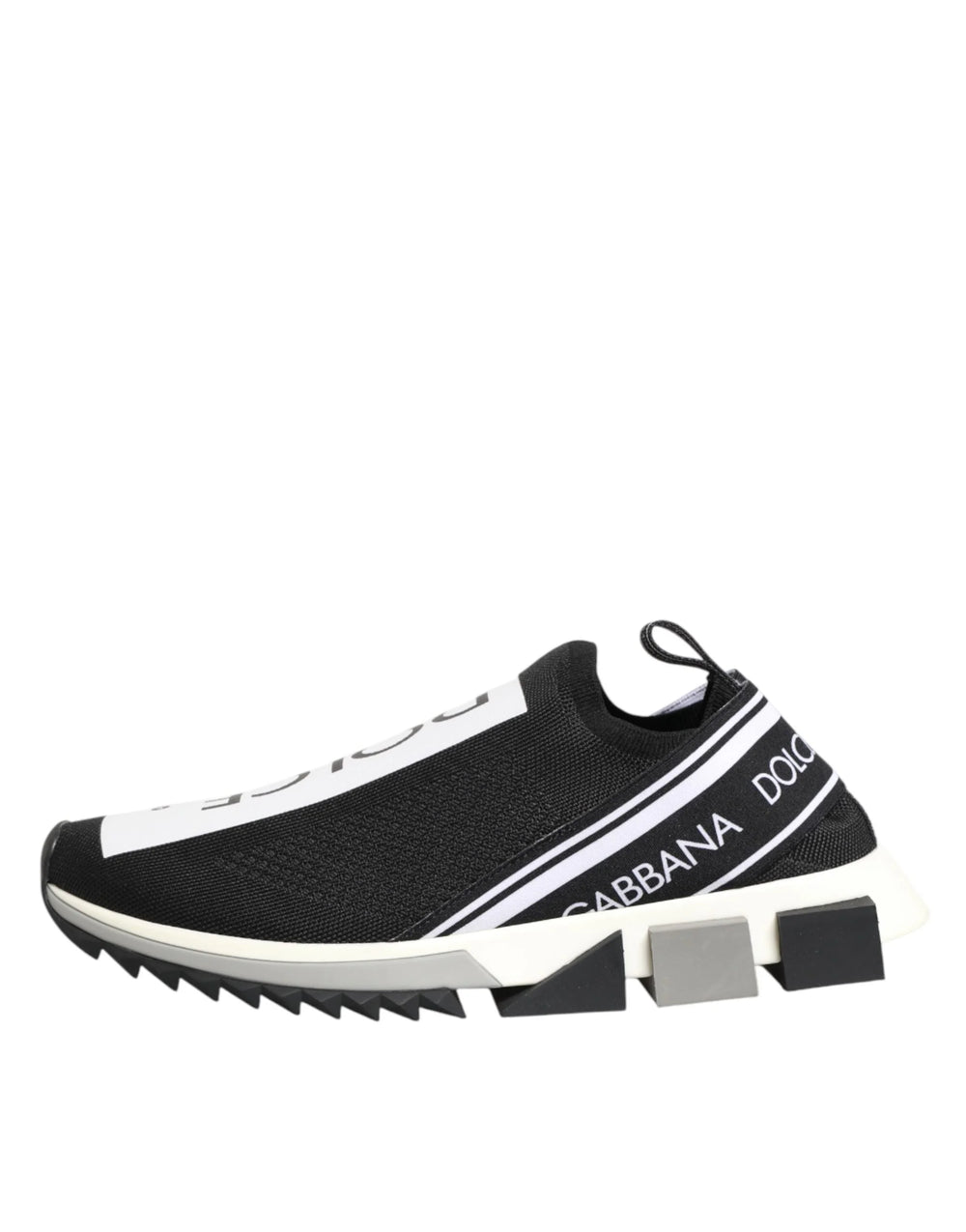 Dolce & Gabbana Black Slip On Sorrento Men Sneakers Shoes