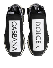 Dolce & Gabbana Black Slip On Sorrento Men Sneakers Shoes