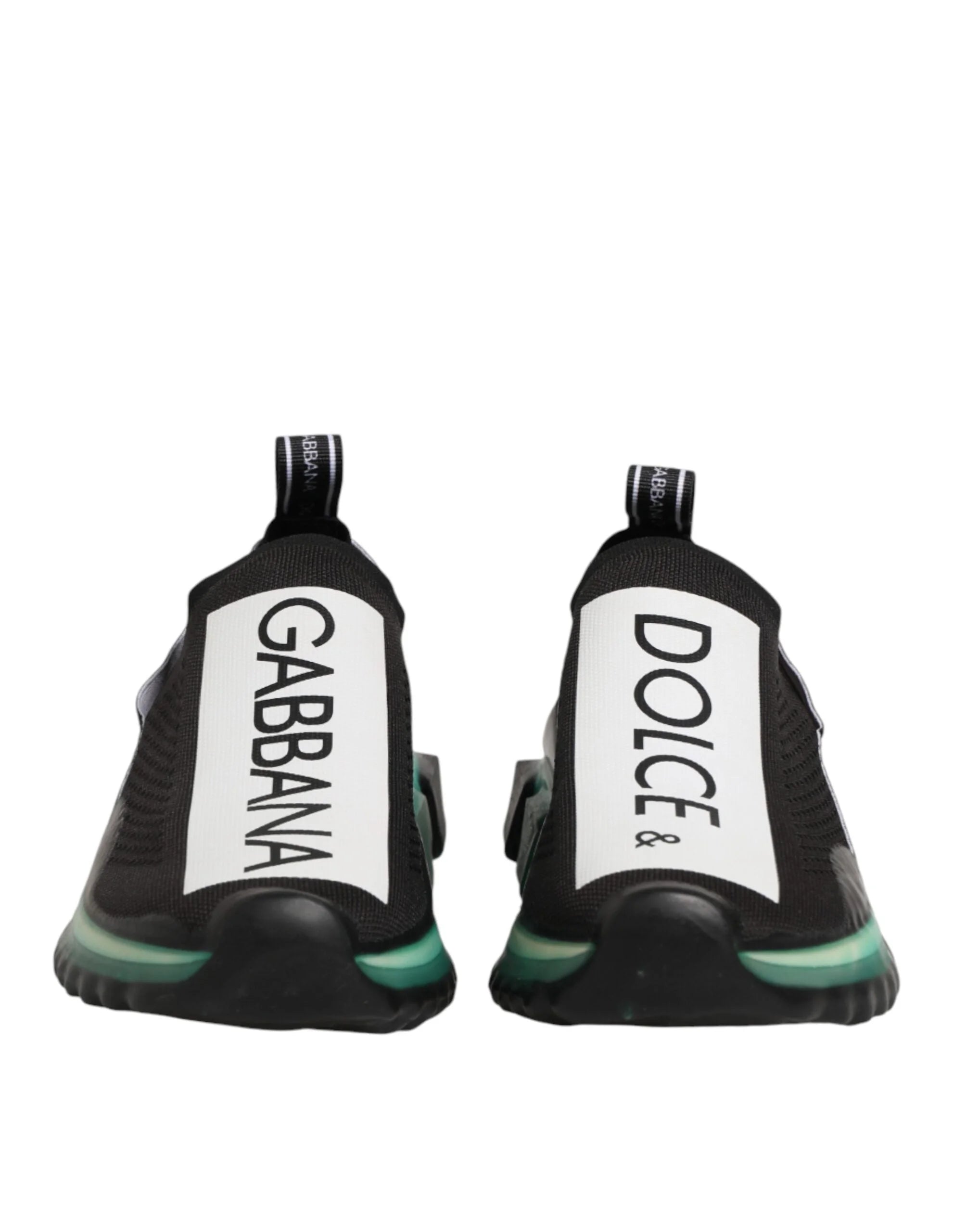 Dolce & Gabbana Black Slip On Sorrento Men Sneakers Shoes - EU40.5/US7.5