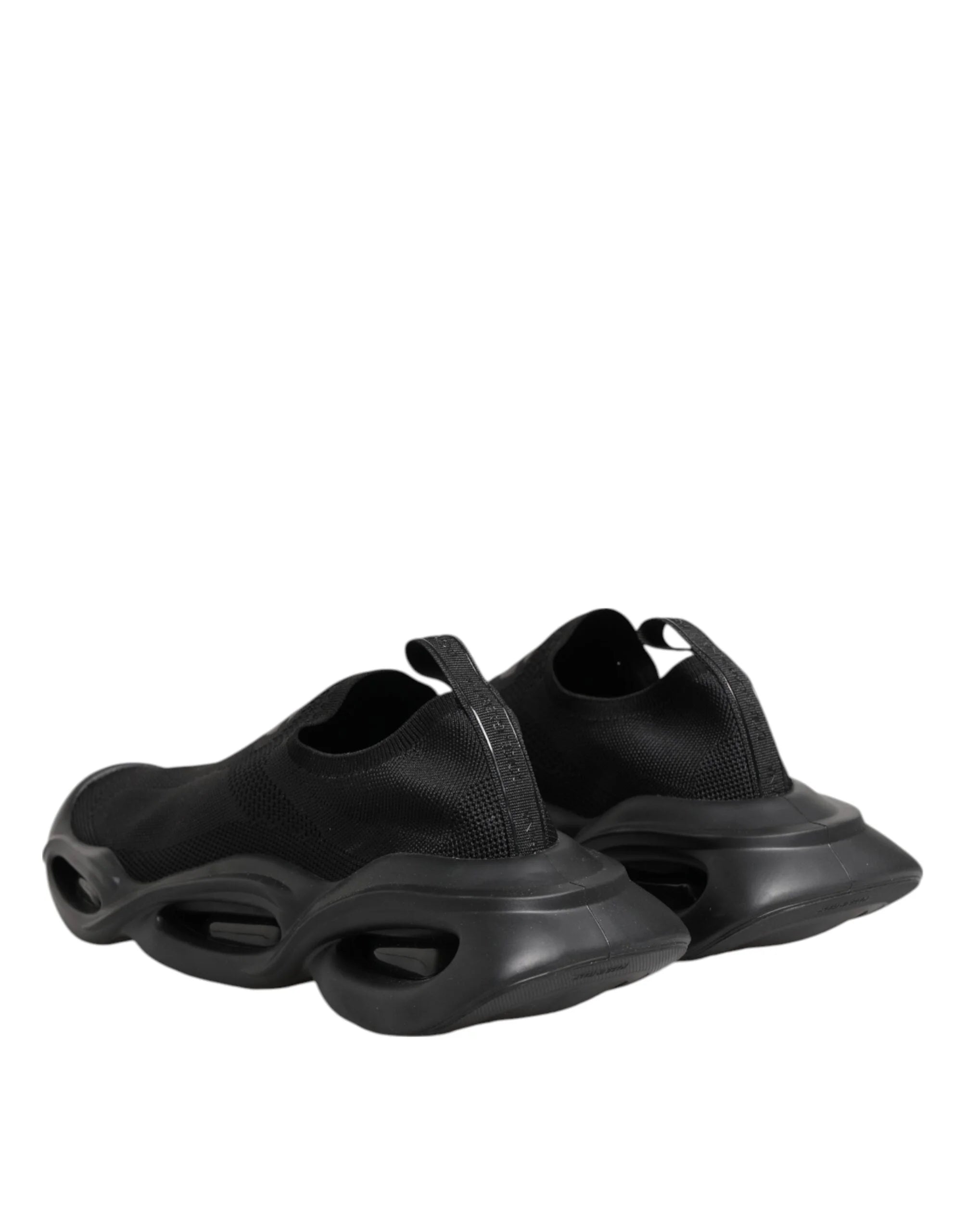 Dolce & Gabbana Black Slip On Wave Low Top Men Sneaker Shoes - EU43/US10 - Sneakers