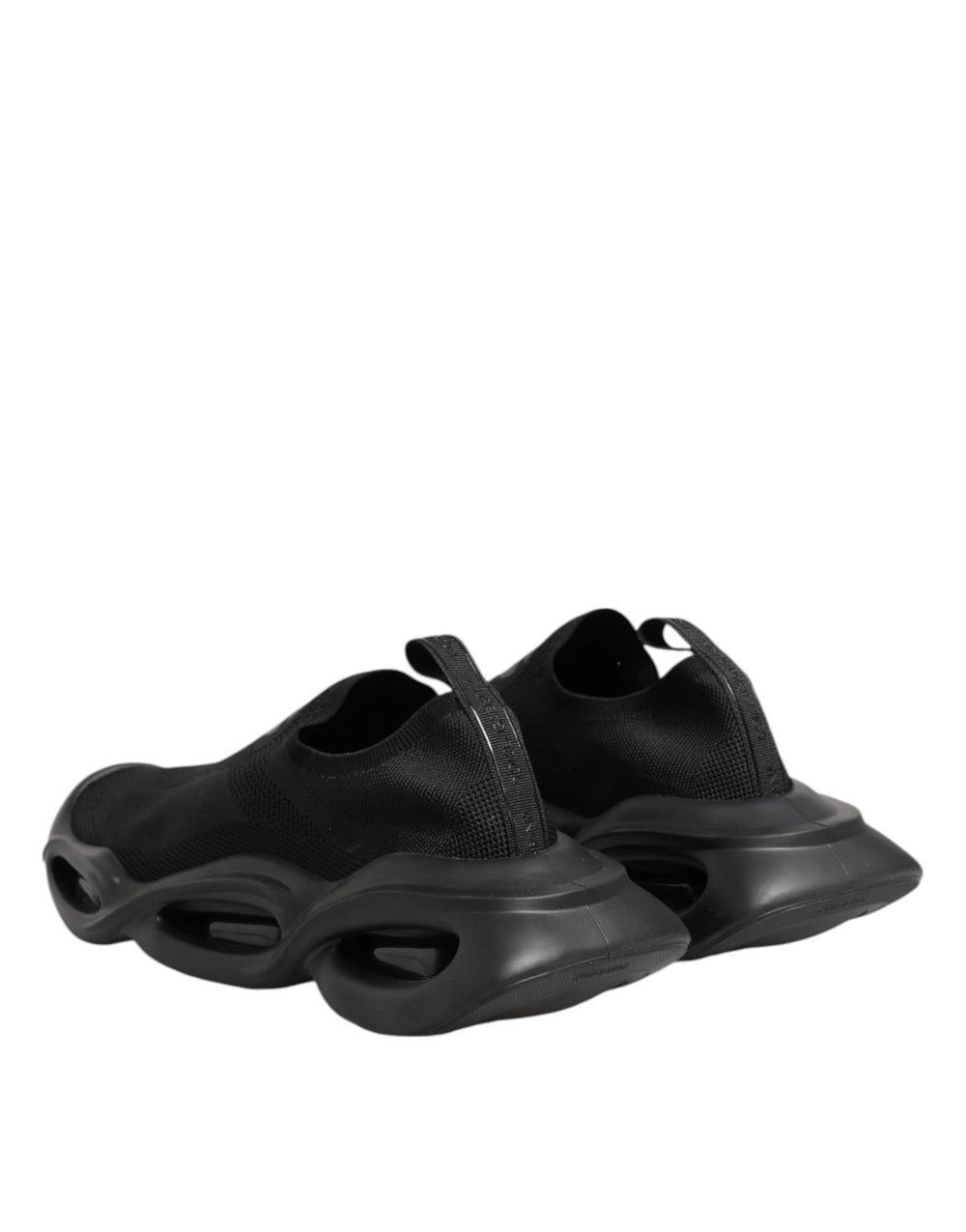 Dolce & Gabbana Black Slip On Wave Low Top Men Sneaker Shoes - EU43/US10 - Sneakers