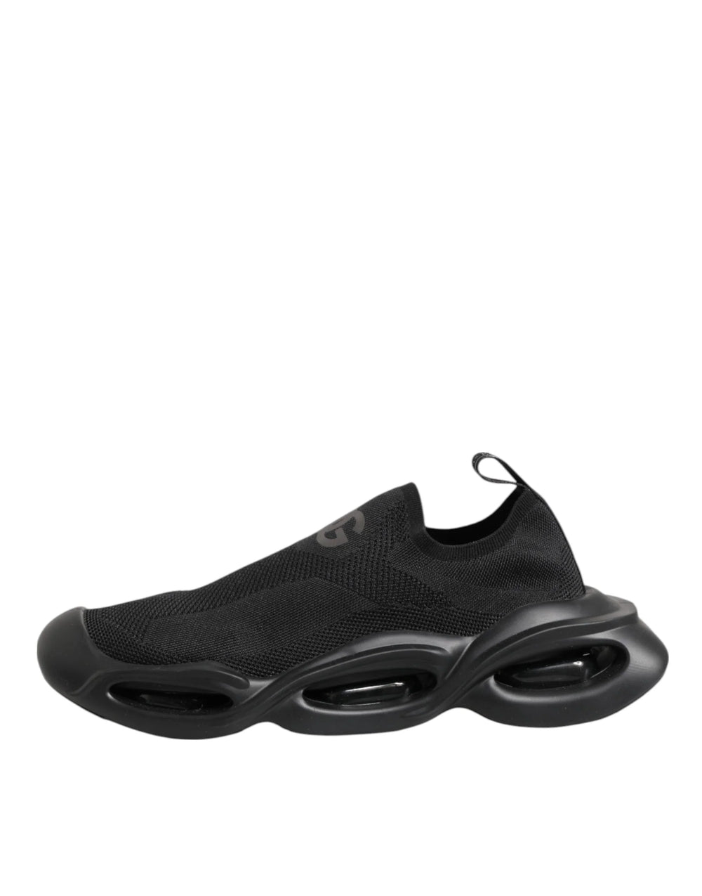 Dolce & Gabbana fekete slip-on hullamos alacsony top sneaker cipo