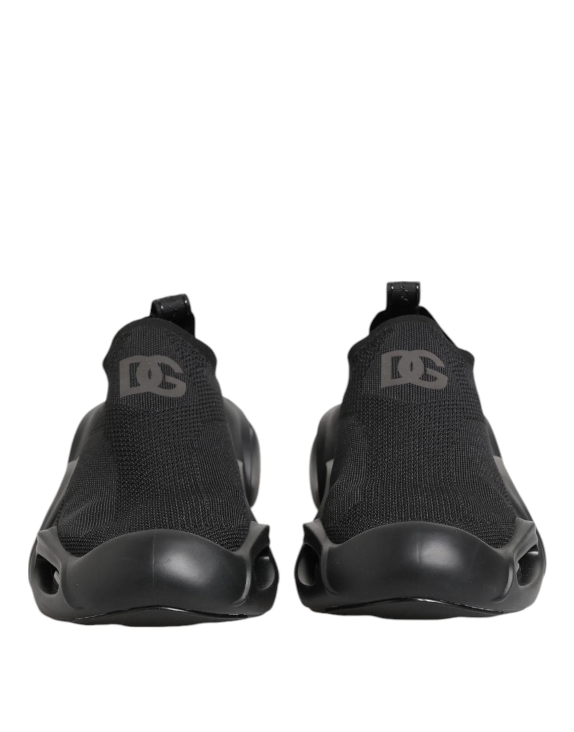 Dolce & Gabbana fekete slip-on hullamos alacsony top sneaker cipo
