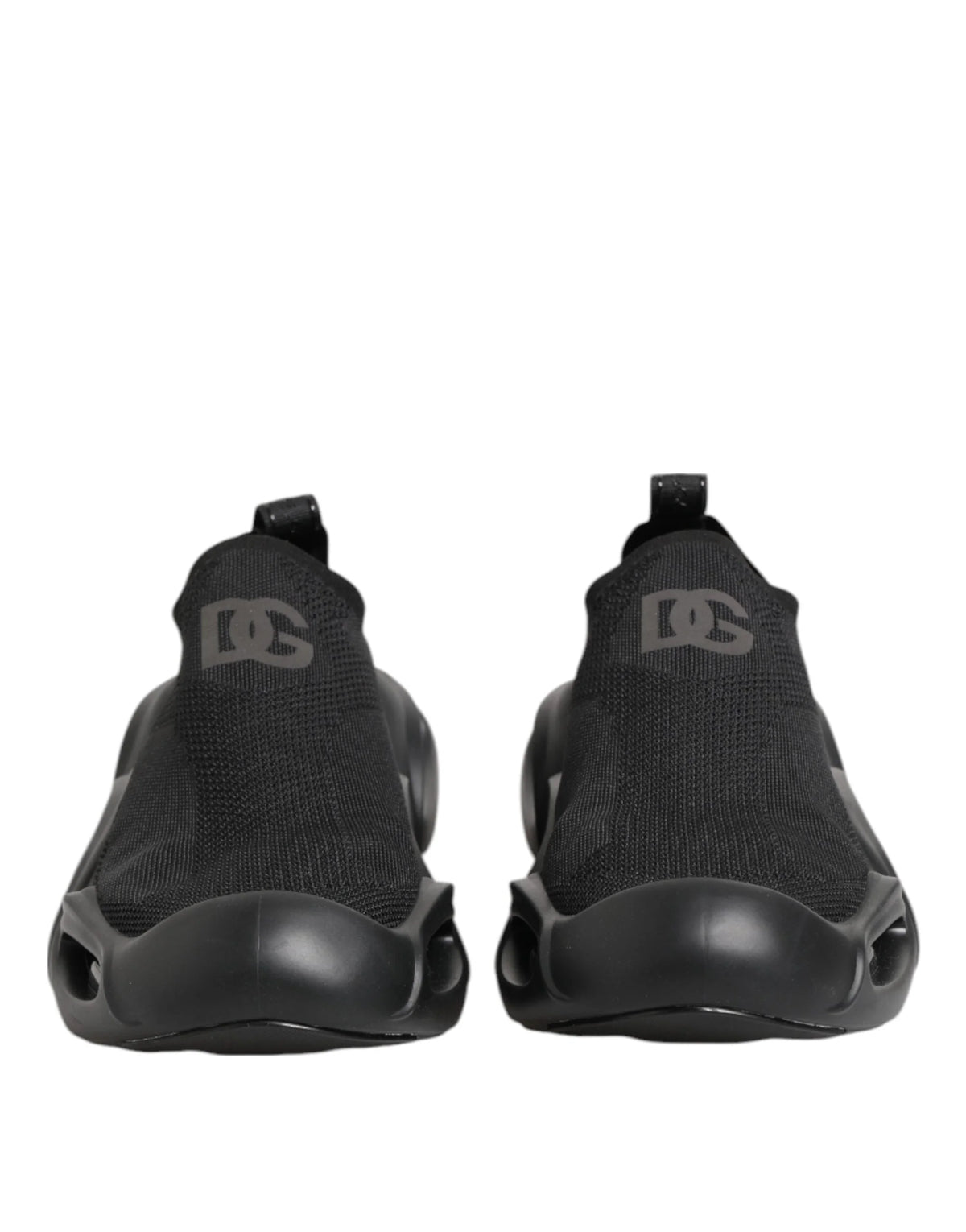 Dolce & Gabbana fekete slip-on hullamos alacsony top sneaker cipo