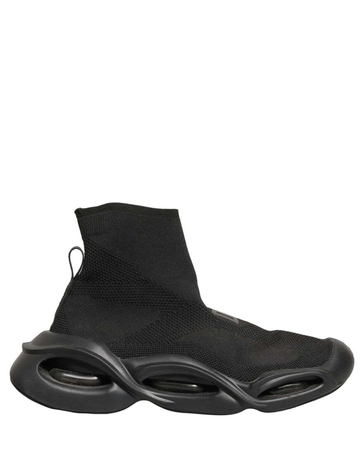 Dolce & Gabbana Zapatillas para hombre negras con calcetines Slip On Wave - Talla EU44/US11
