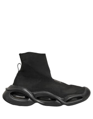 Dolce & Gabbana Zapatillas para hombre negras con calcetines Slip On Wave - Talla EU44/US11