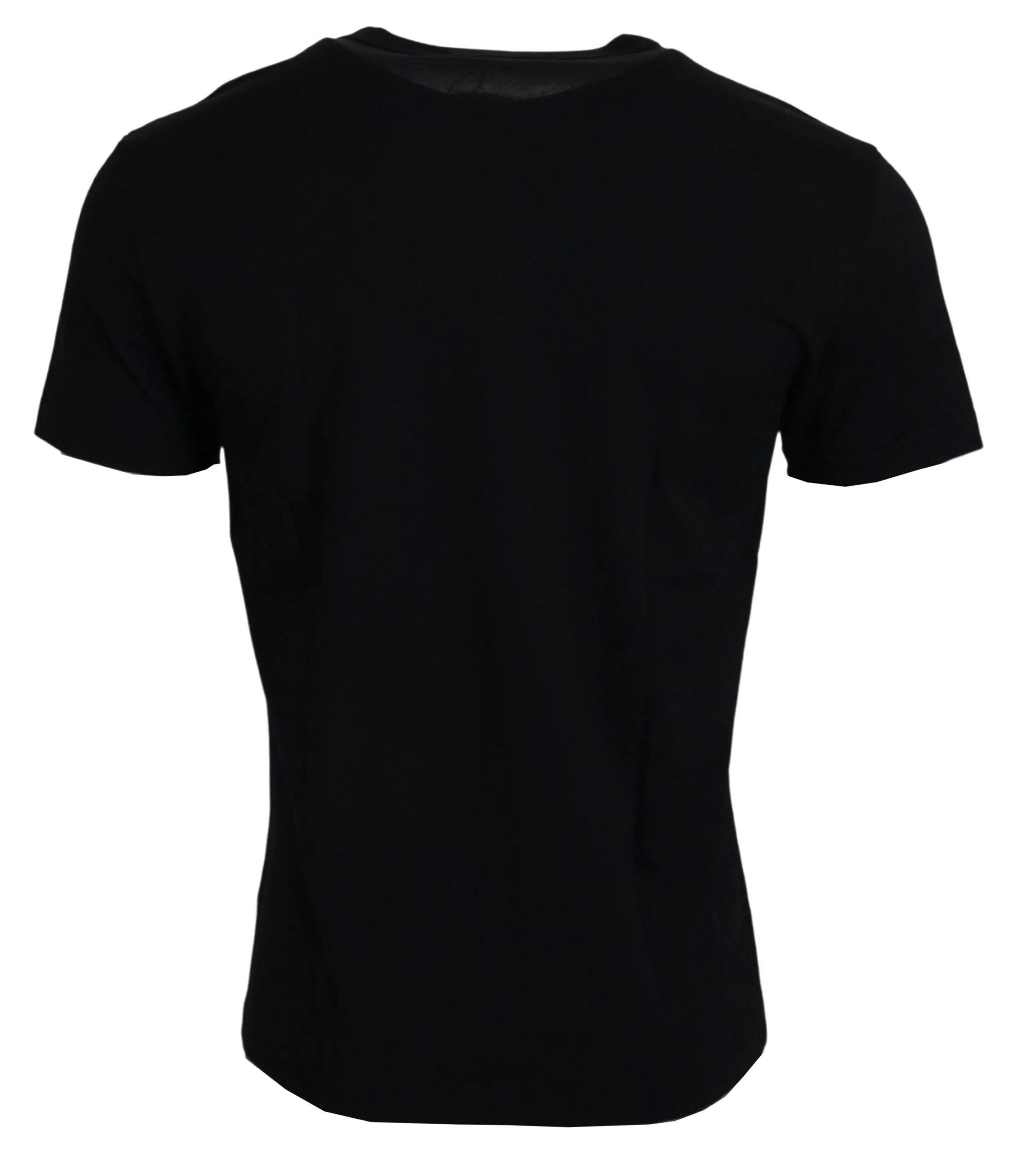 Dolce & Gabbana Black Sneak Peek Cotton Short Sleeve T-shirt - IT46 | S - T-Shirts