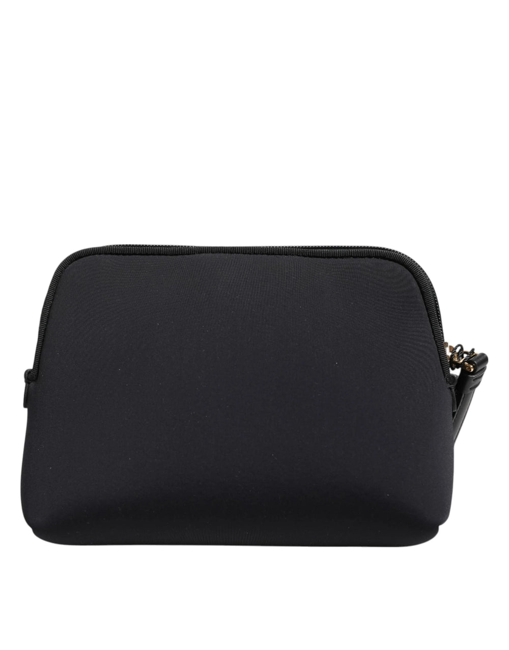 Dolce & Gabbana Black Solid Nylon DG LogoPrint Clutch Zip Borse Pouch Bag - Clutch Bags