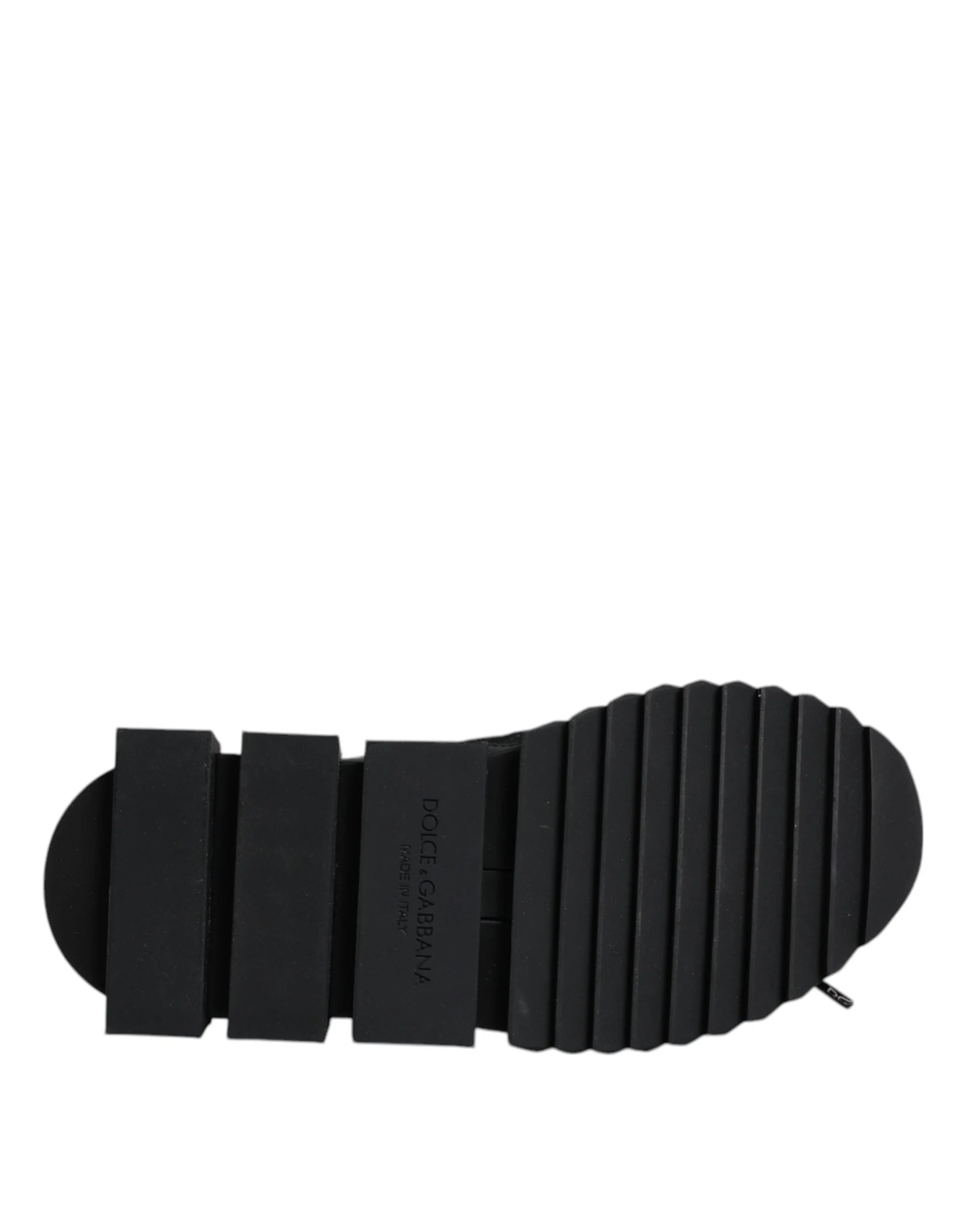 Dolce & Gabbana Black Sorrento Socks Logo Sneakers Shoes - EU36/US6 - Sneakers