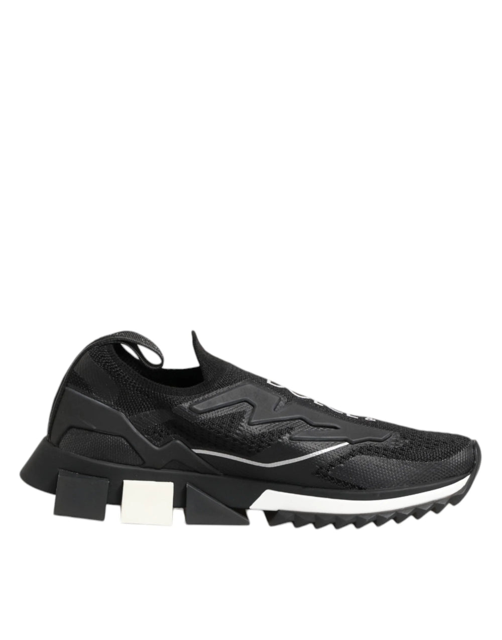 Dolce & Gabbana Black SORRENTO Sport Stretch Sneakers Shoes - Sneakers