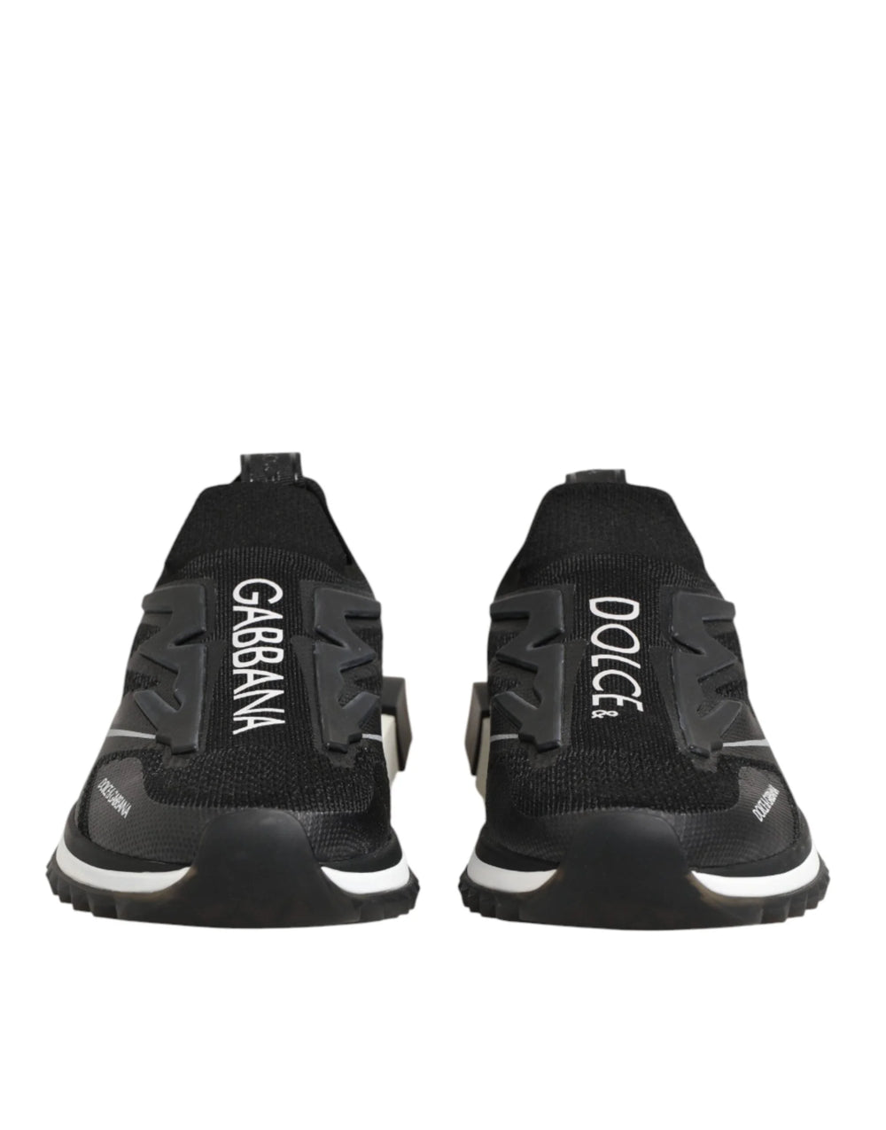 Dolce & Gabbana Black SORRENTO Sport Stretch Sneakers Shoes - Sneakers