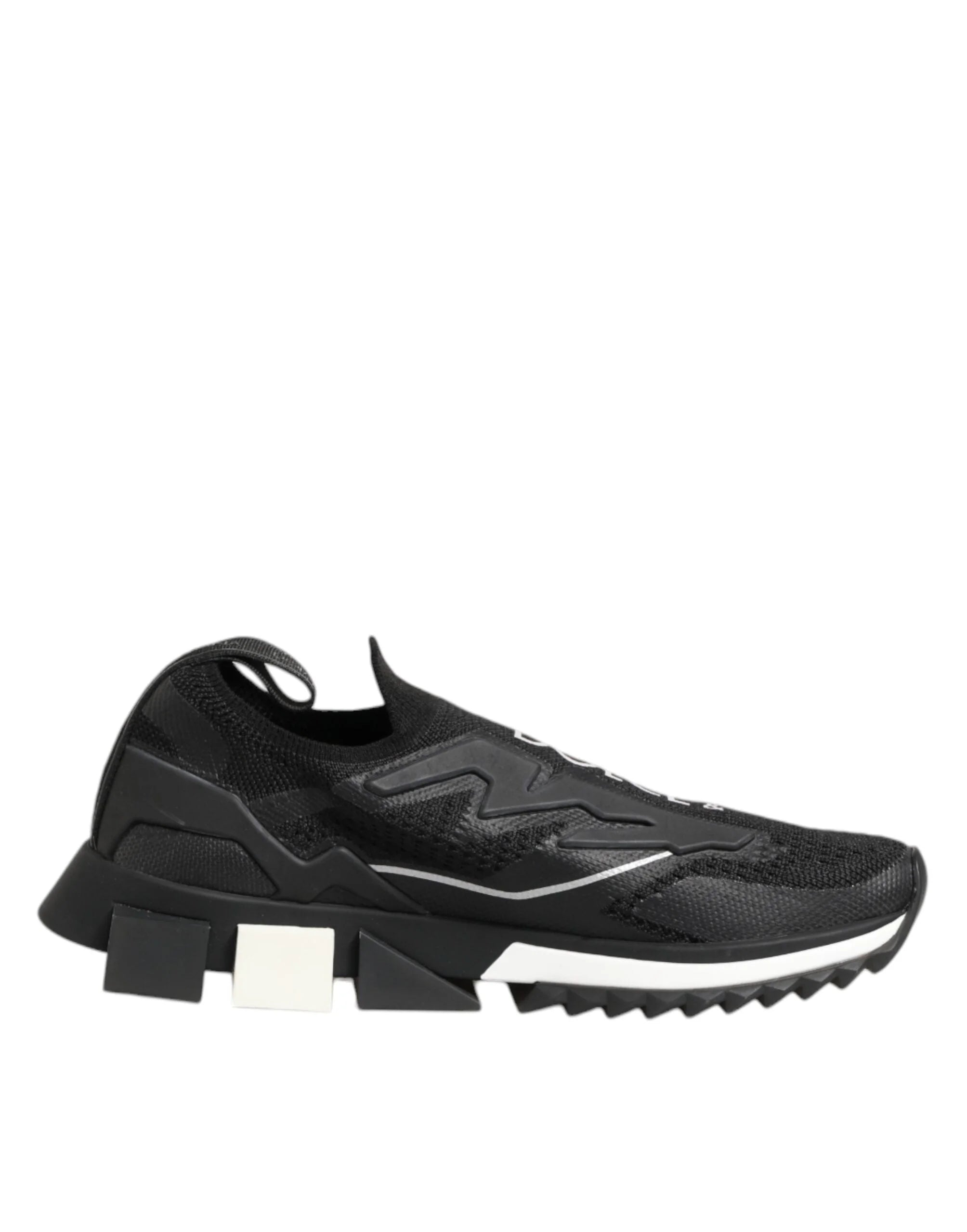 Dolce & Gabbana Black SORRENTO Sport Stretch Sneakers Shoes - Sneakers