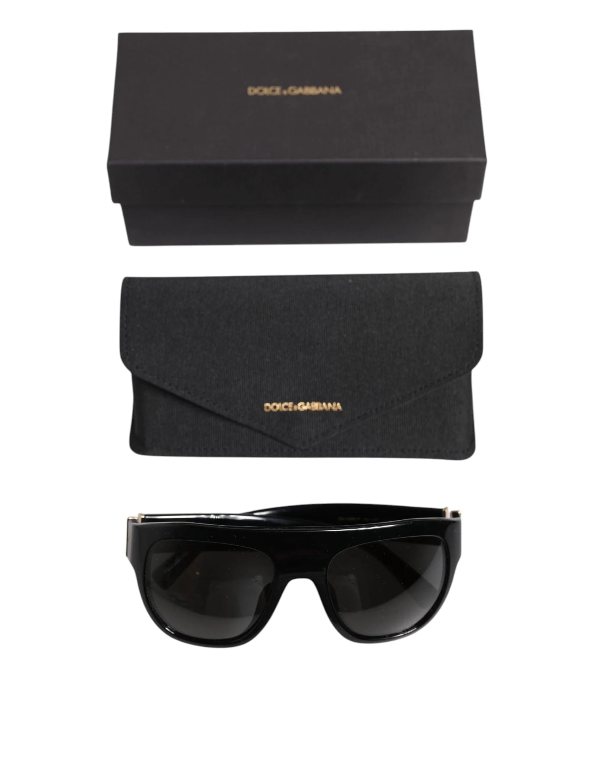 Dolce & Gabbana Black Square Acetate Frame DG4398-F Eyewear Sunglasses - Sunglasses