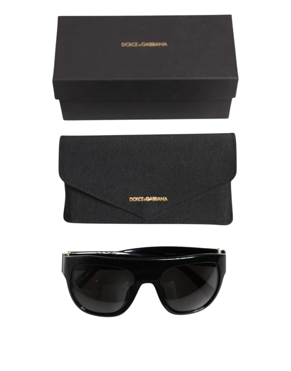 Dolce & Gabbana Black Square Acetate Frame DG4398-F Eyewear Sunglasses - Sunglasses
