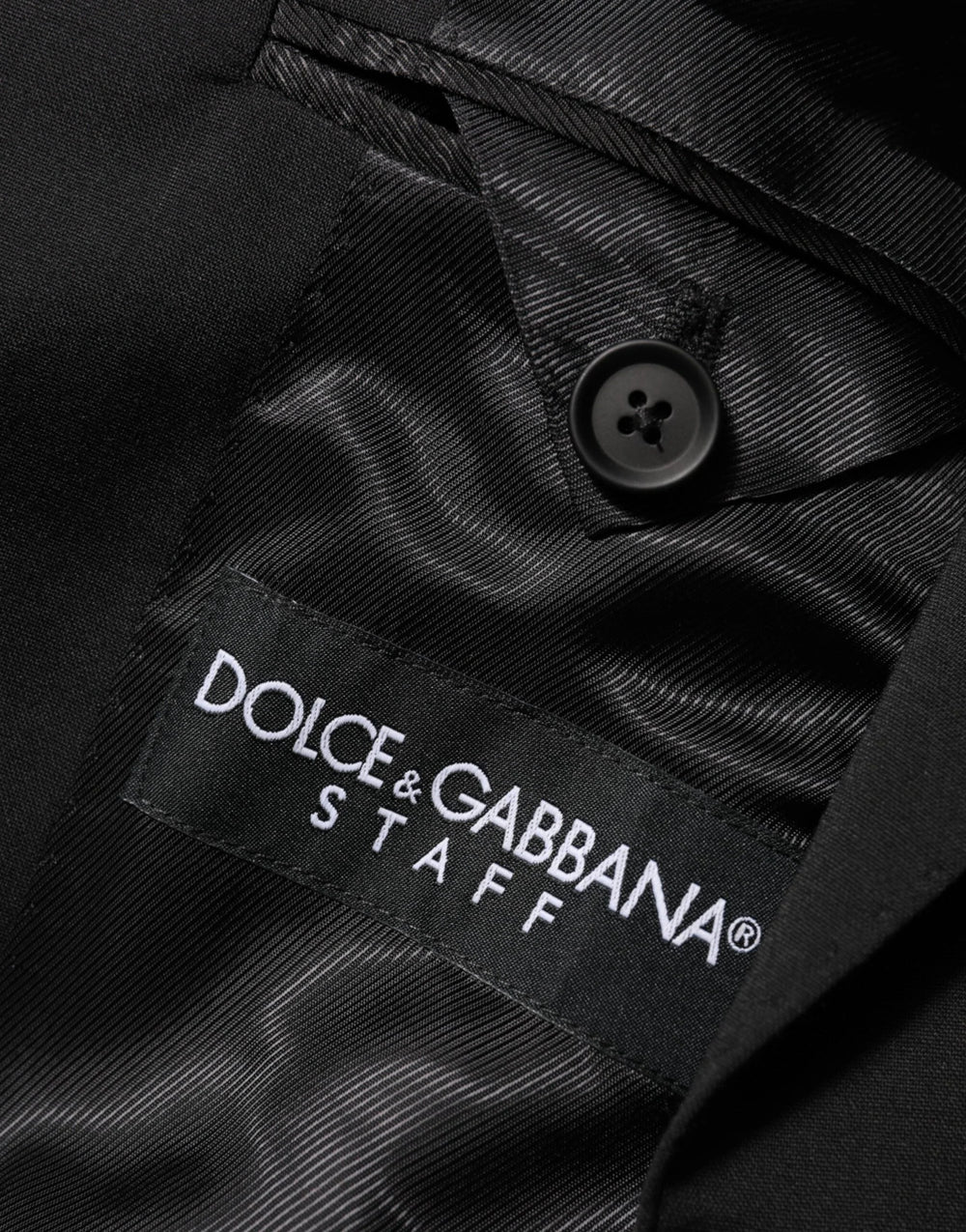 Dolce & Gabbana Black STAFF 2 Buttons Suit Jacket Blazer - IT44 | XS - Sport Jackets