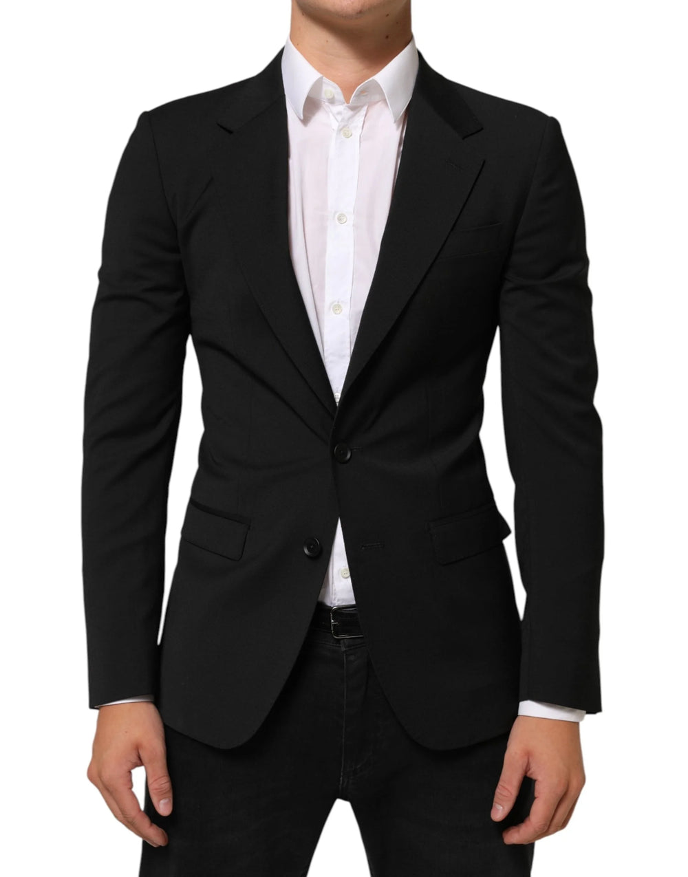 Dolce & Gabbana Black STAFF 2 Buttons Suit Jacket Blazer - IT44 | XS - Sport Jackets