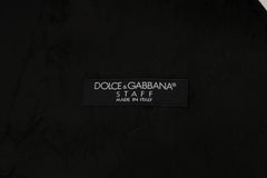 Dolce & Gabbana Black STAFF Cotton Vest - Vests