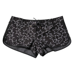 Dolce & Gabbana Black Star Print Beachwear Shorts Swimwear - IT2 | XXS
