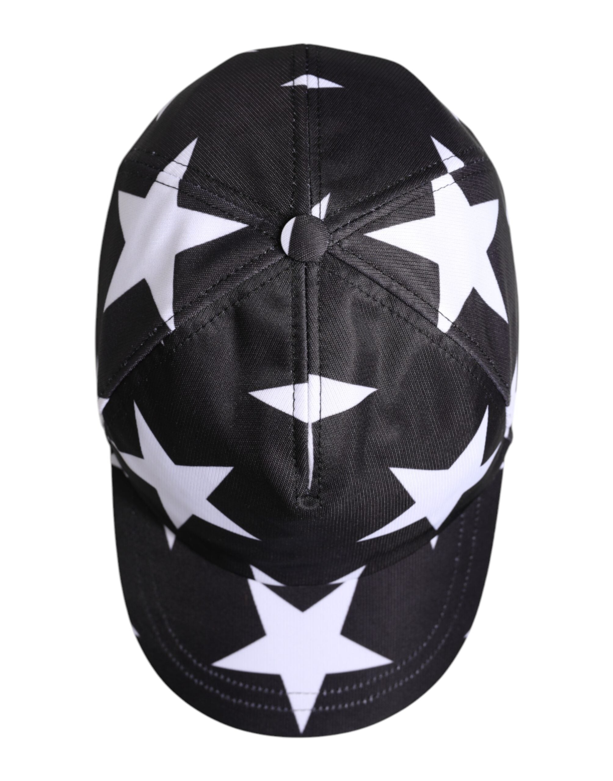 Dolce & Gabbana Black Star Print Polyester Baseball Cap - 56 cm|XS