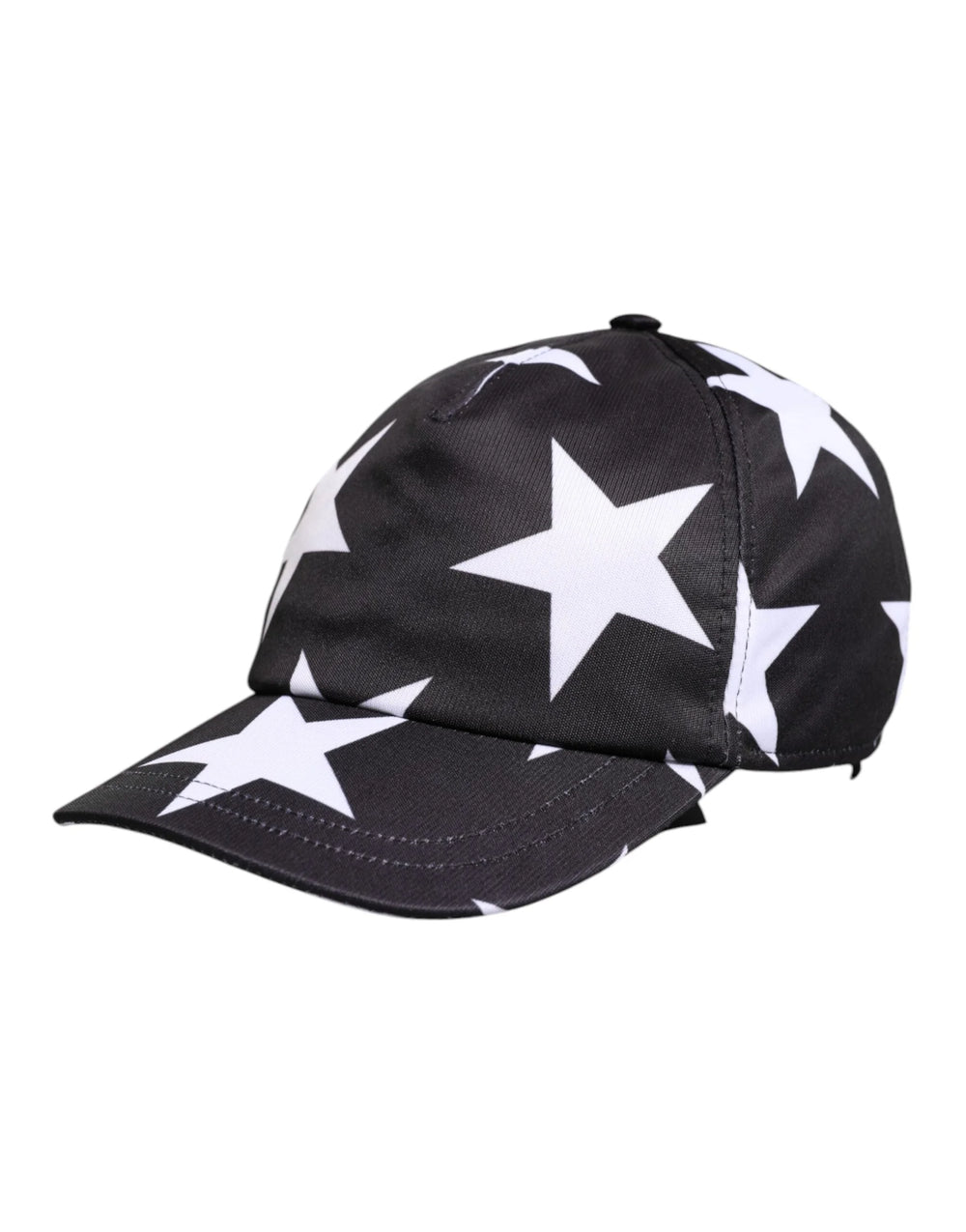 Dolce & Gabbana Black Star Print Polyester Baseball Cap - 56 cm|XS - Baseball Caps