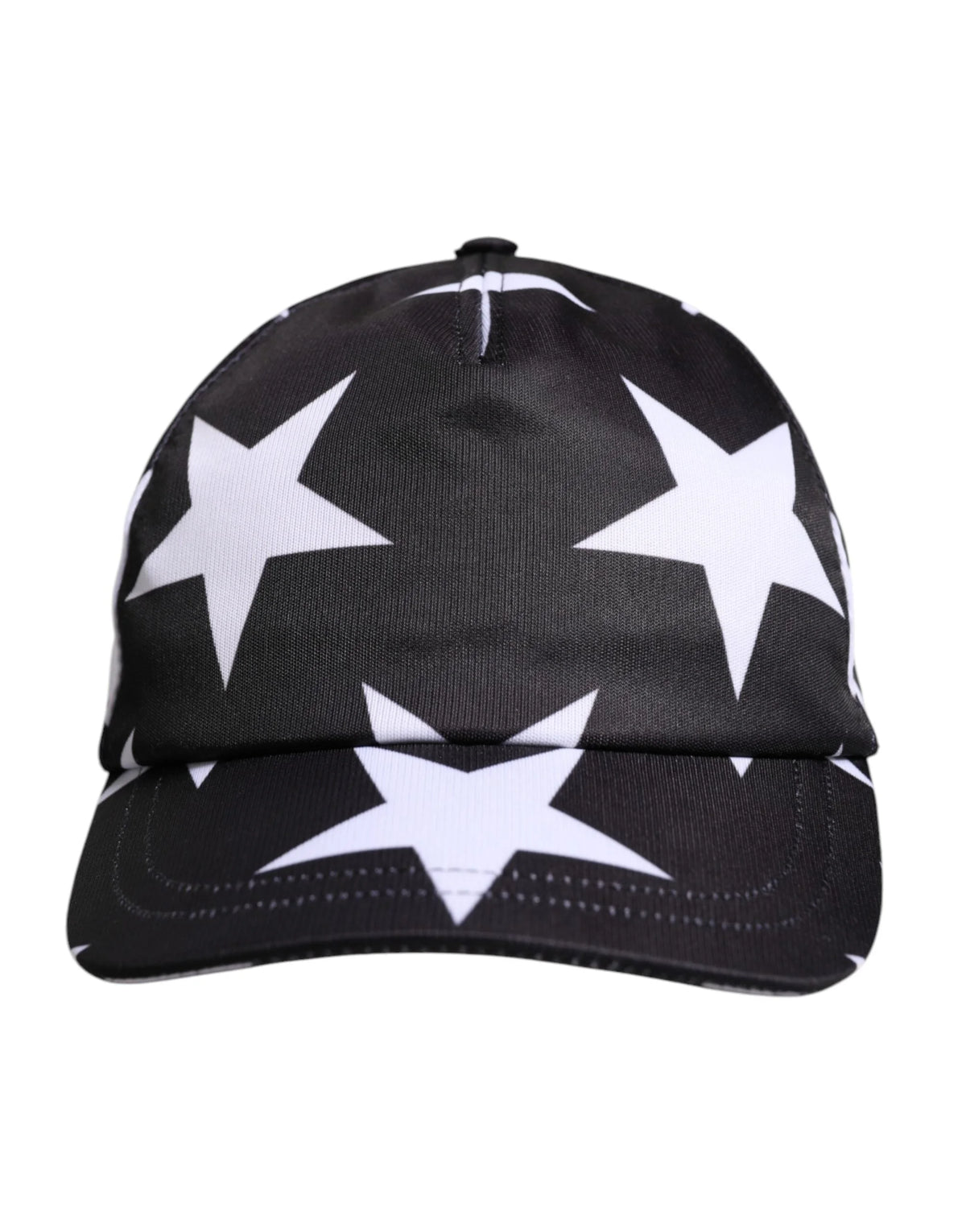 Dolce & Gabbana Black Star Print Polyester Baseball Cap - 56 cm|XS - Baseball Caps