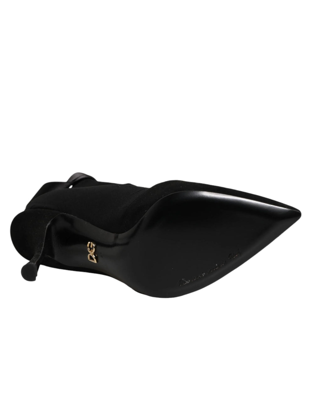 Dolce & Gabbana Black Stiletto Heels Lace Up Boots Shoes - EU37/US6.5 - Boots