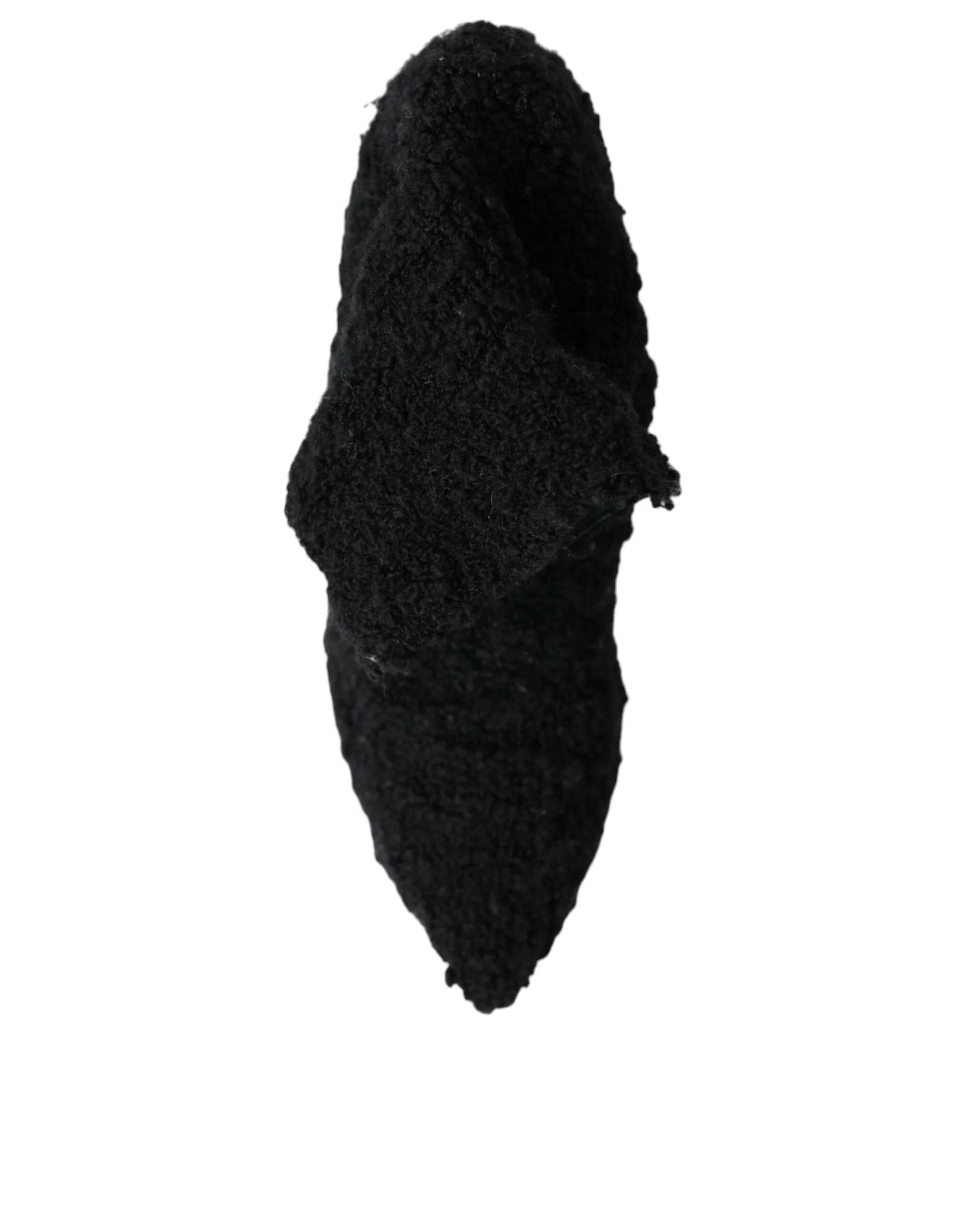 Dolce & Gabbana Black Stiletto Heels Mid Calf Boots Shoes - EU37.5/US7 - Boots