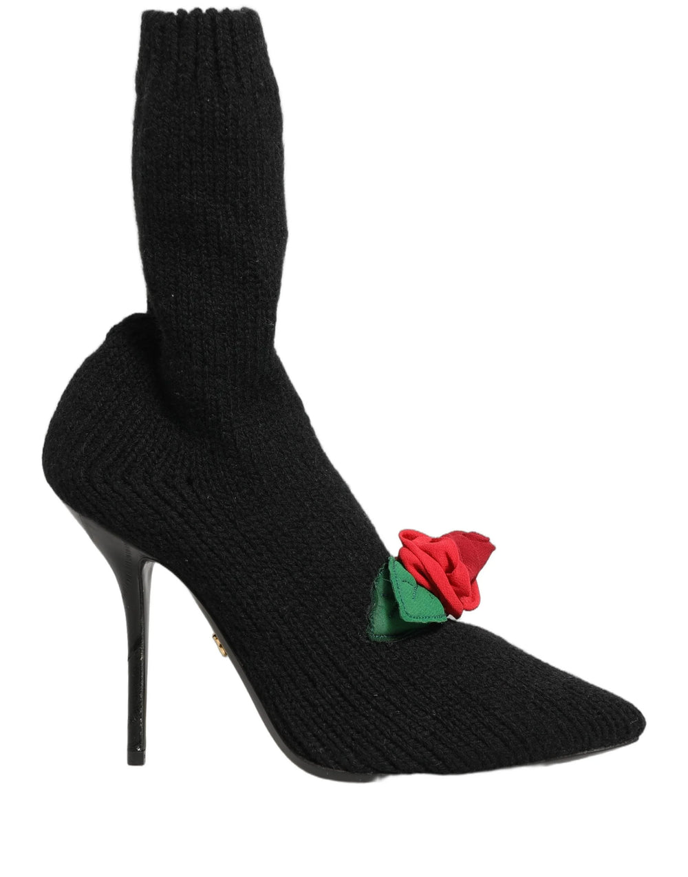Dolce & Gabbana mustrid stillettokandjad keskmise varrega saapad
