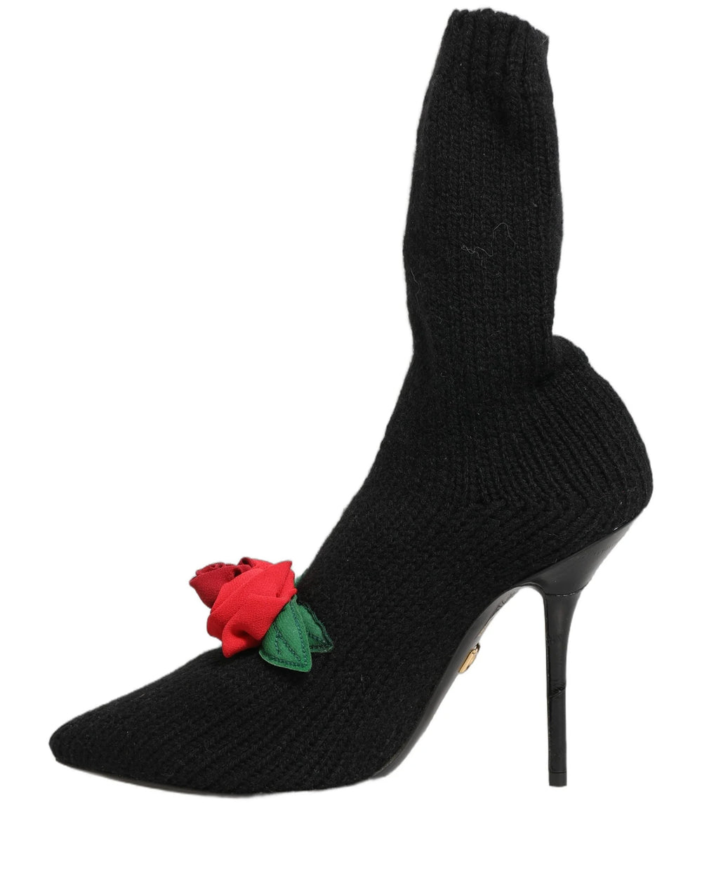 Dolce & Gabbana mustrid stillettokandjad keskmise varrega saapad