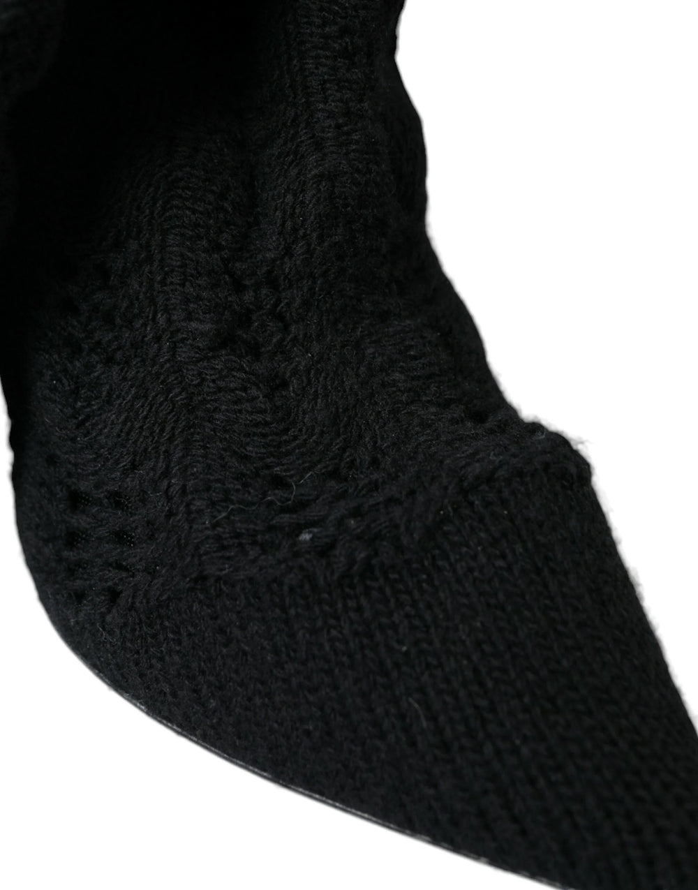 Dolce & Gabbana Black Stiletto Heels Mid Calf Boots Shoes - EU39/US8.5 - Boots