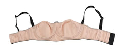 Dolce & Gabbana Black Straps Pink Balconcino Bra - IT40|S - Bras