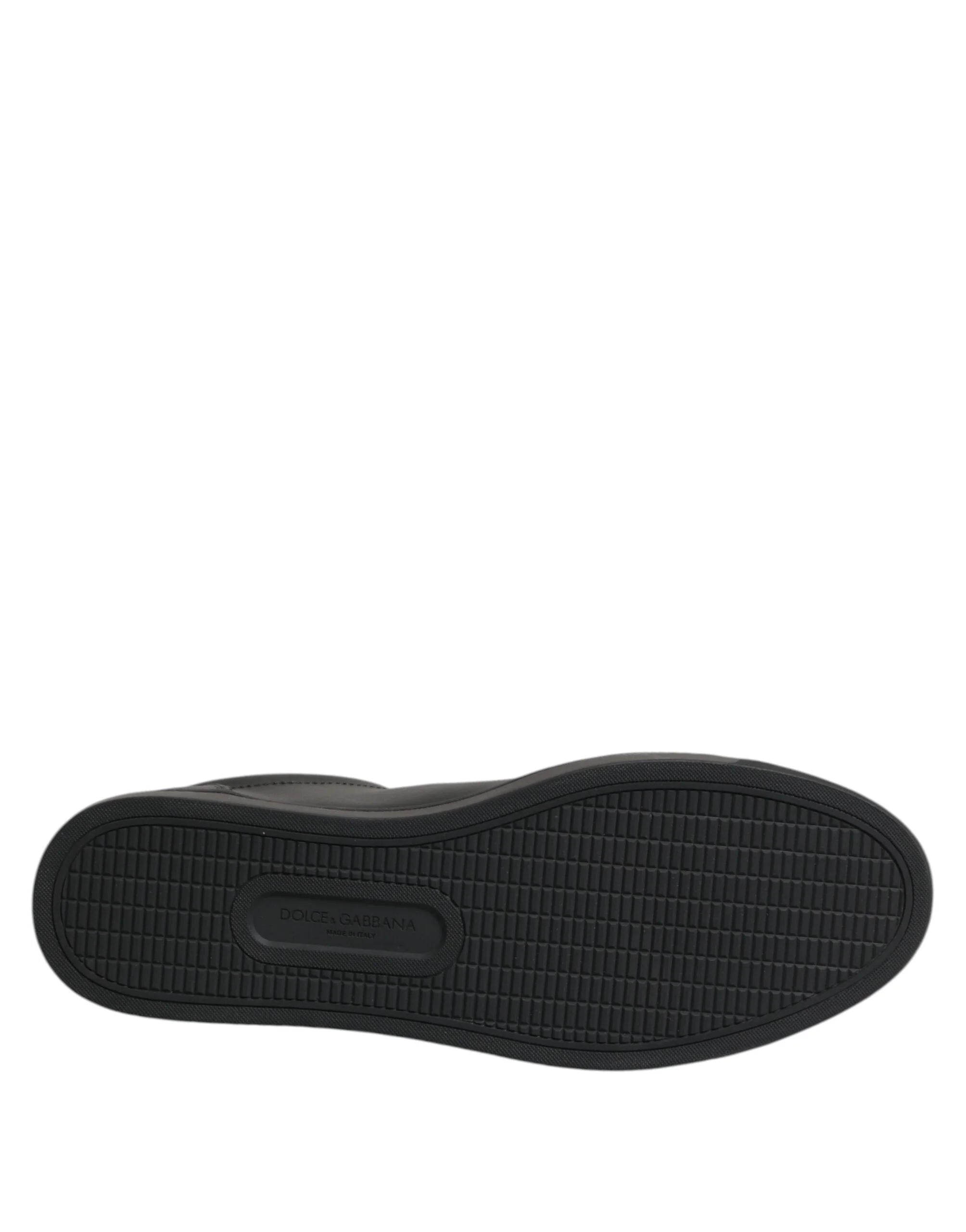 Dolce & Gabbana Black Street Life Low Top Men Sneakers Shoes - Sneakers