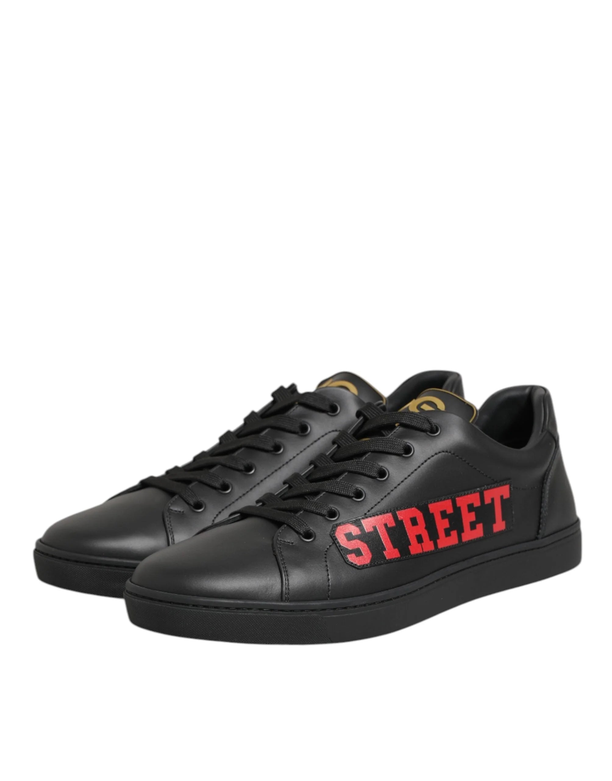 Dolce & Gabbana Black Street Life Low Top Men Sneakers Shoes - Sneakers