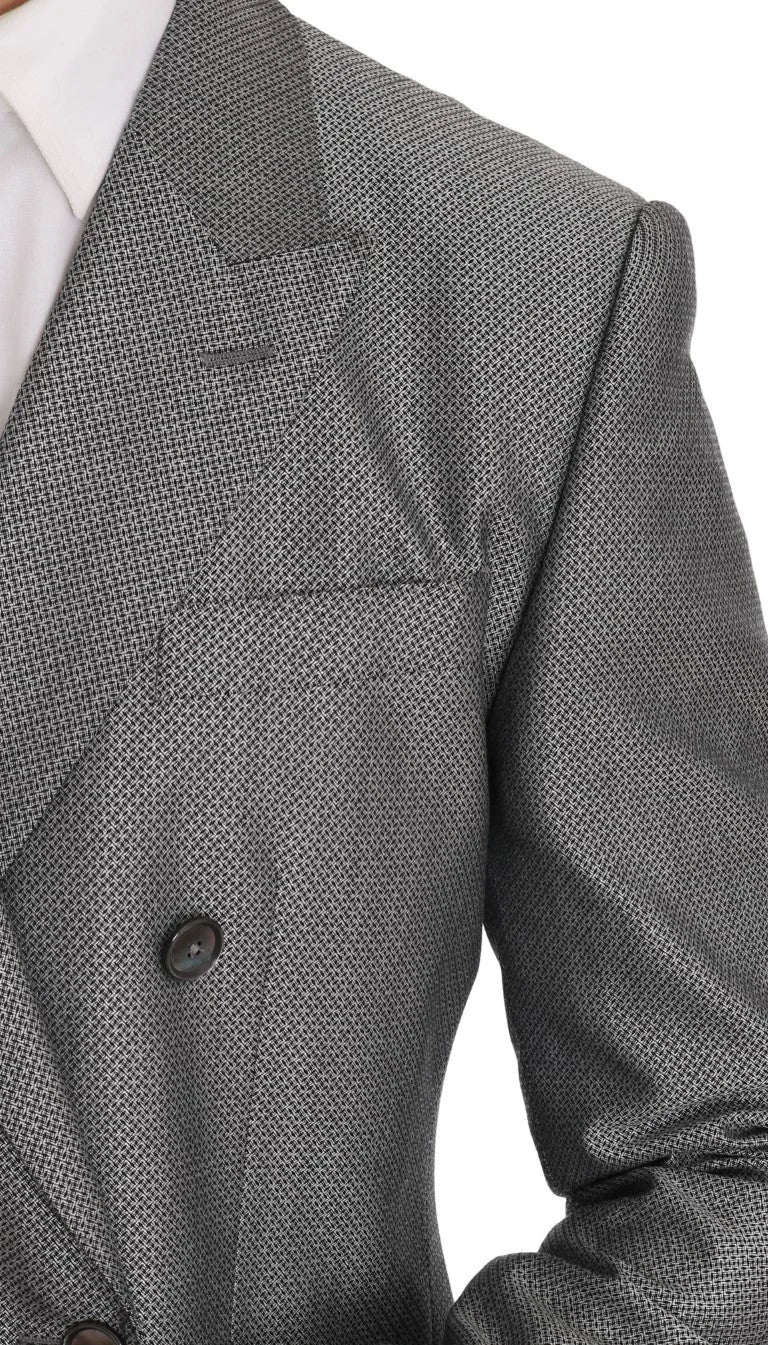 Dolce & Gabbana Black Stretch Crystal Bee Slim Fit Suit - IT48 | M - Pant Suits