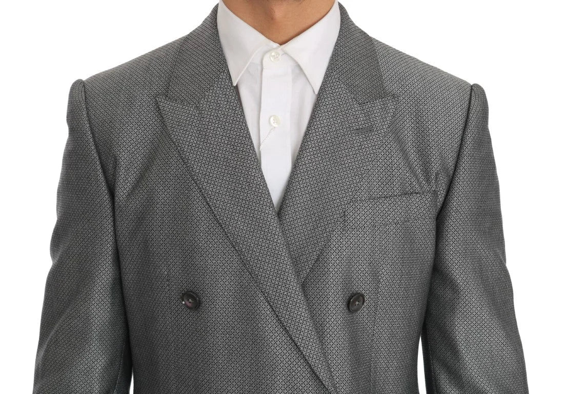 Dolce & Gabbana Black Stretch Crystal Bee Slim Fit Suit - IT48 | M - Pant Suits